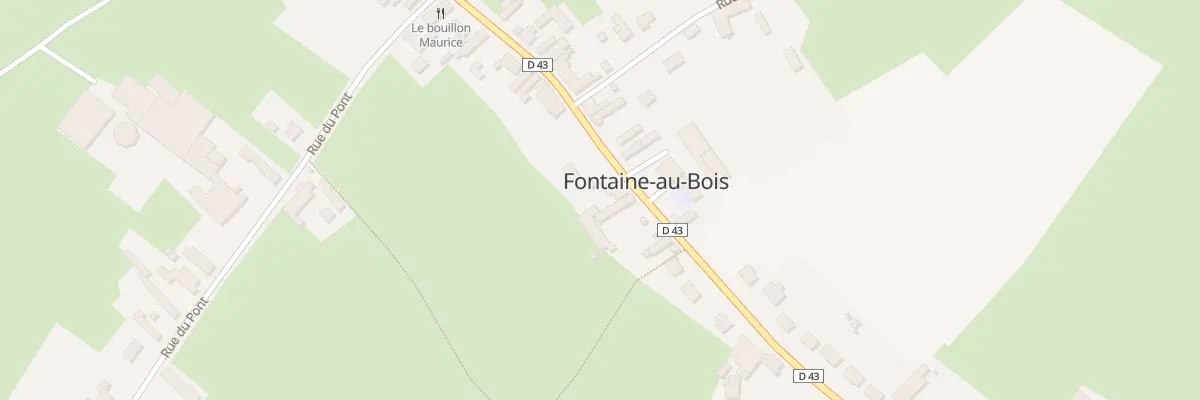 Plan du 38 Rue de Landrecies à Fontaine-au-Bois