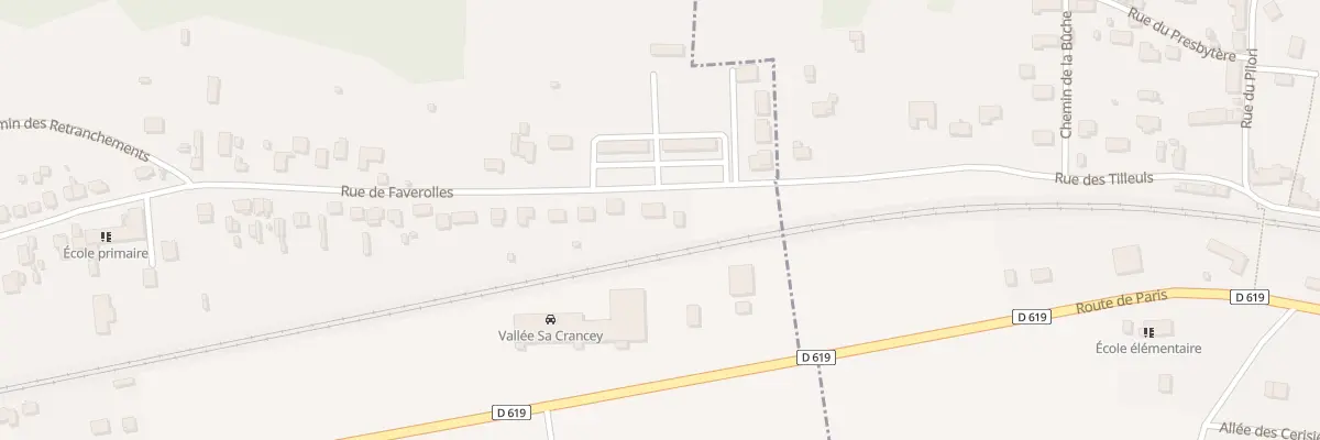 Plan du 70 Rue de Faverolles à Crancey