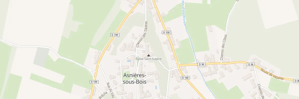Plan du 2 Che de Tiedres à Asnières-sous-Bois
