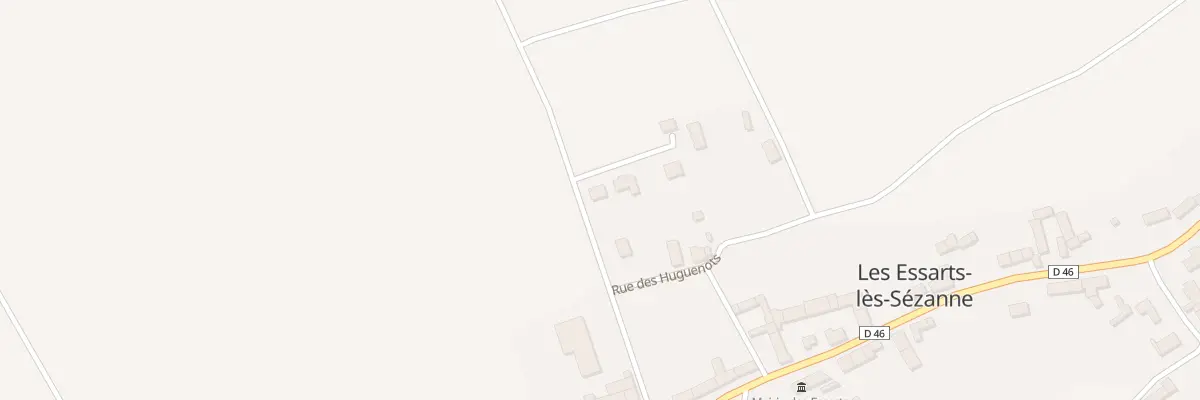 Plan du 2 Rue du Stade aux Essarts-lès-Sézanne
