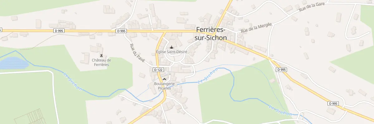 Plan du 15 Pl de l’Eglise à Ferrières-sur-Sichon