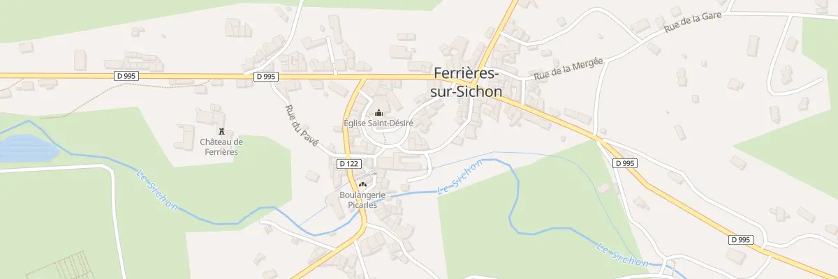 Plan du 17 Pl de l’Eglise à Ferrières-sur-Sichon