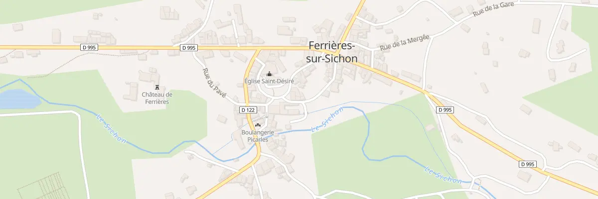 Plan du 12 Rue Henri Reymond à Ferrières-sur-Sichon