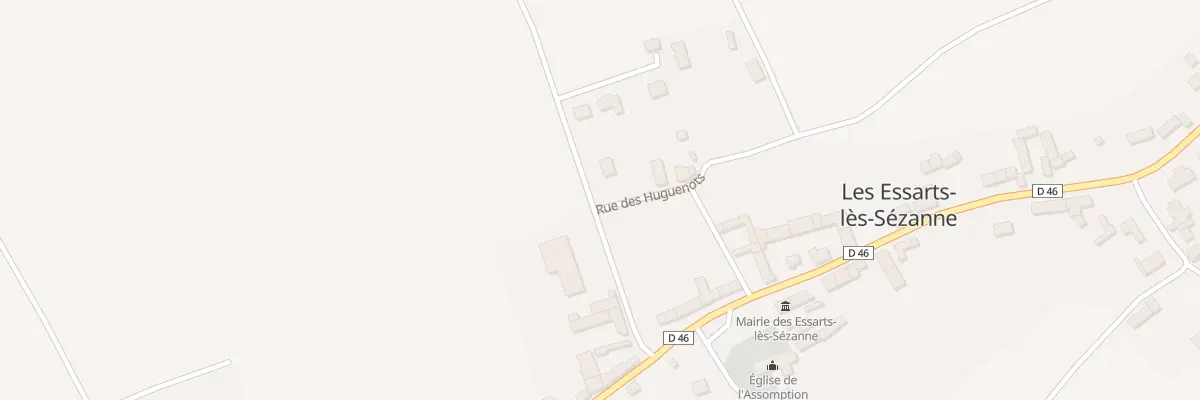 Plan du 2 Rue des Hameaux aux Essarts-lès-Sézanne