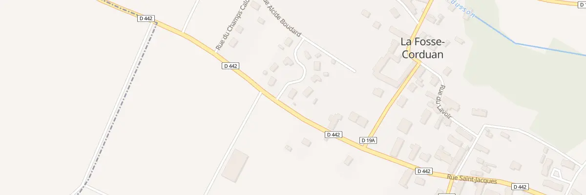 Plan du 2 Rue Alcide Boudard à La Fosse-Corduan