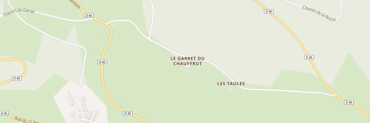 Plan du 5087 Le Garret du Chauffrut à Olmet