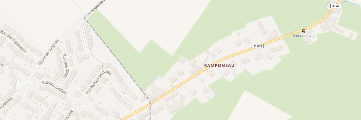 Plan du 14 Rte de Bavay Le Ramponeau à Villereau