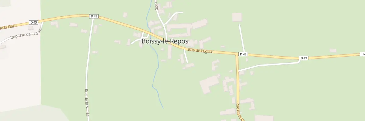 Plan du 52 Rue de l’Eglise à Boissy-le-Repos