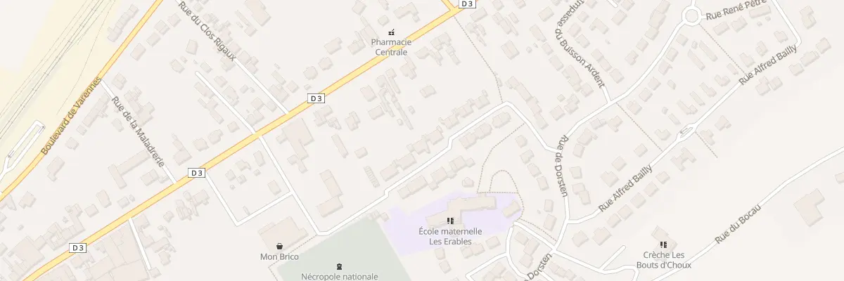 Plan du 24 Rue des Erables à Dormans