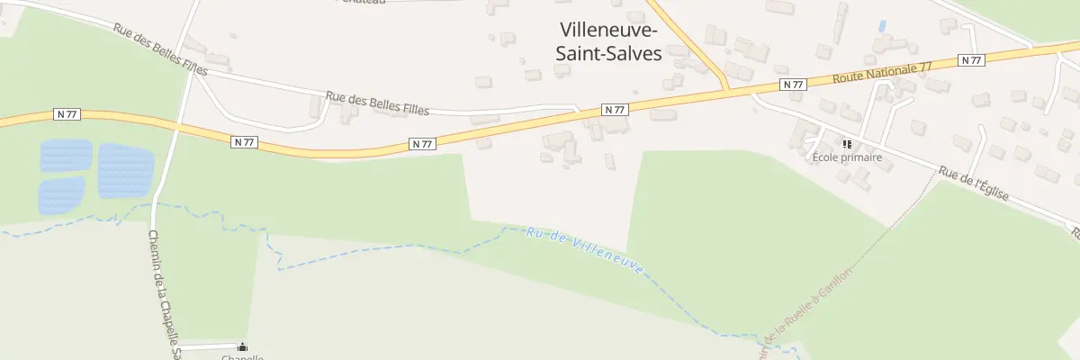 Plan du 8 Rte Nationale 77 à Villeneuve-Saint-Salves
