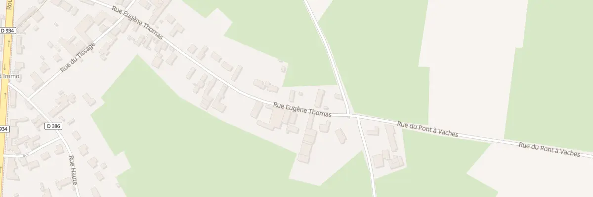 Plan du 37 Rue Eugène Thomas à Louvignies-Quesnoy