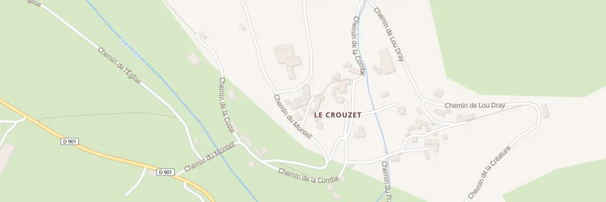 Plan du 5033 Village du Crouzet à Chadenet