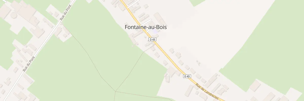 Plan du 48 Rue de Landrecies à Fontaine-au-Bois