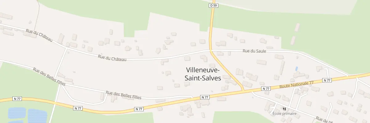 Plan du 9 Rue du Château à Villeneuve-Saint-Salves