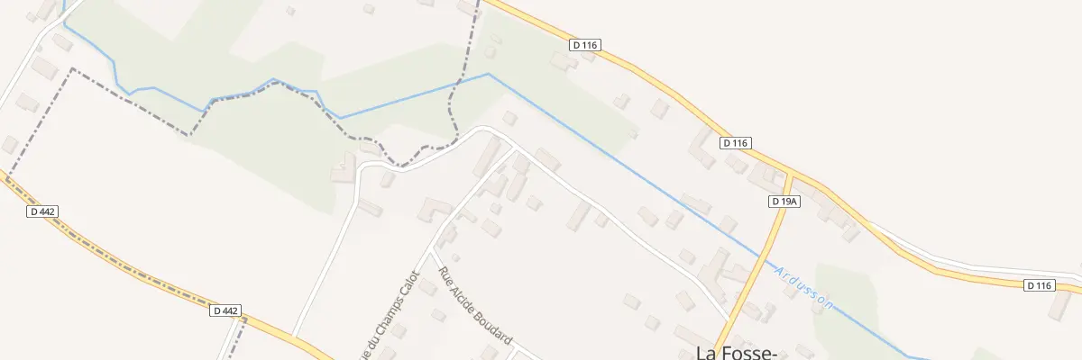 Plan du 13 Rue du Champ Calot à La Fosse-Corduan