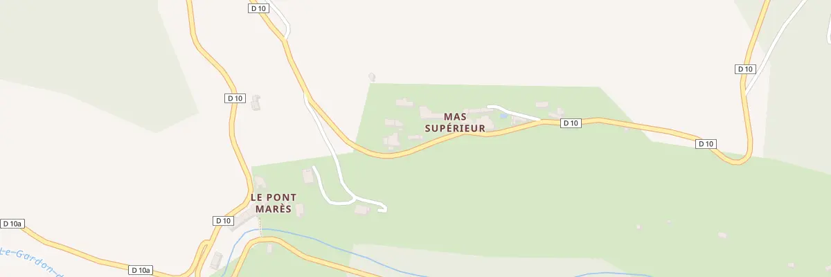 Plan du 5142C Le Mas Superieur à Saint-André-de-Valborgne