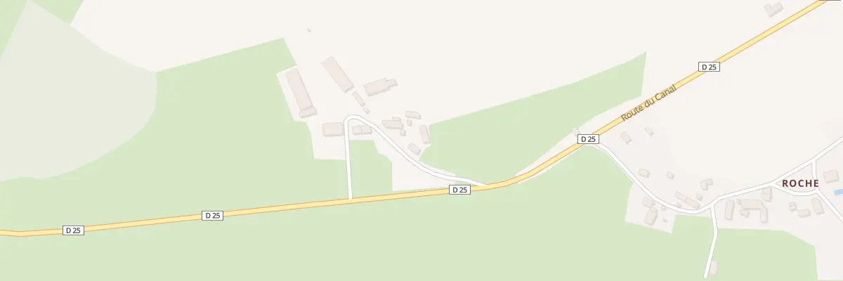 Plan du 5 Che du Petit Roche à Achun
