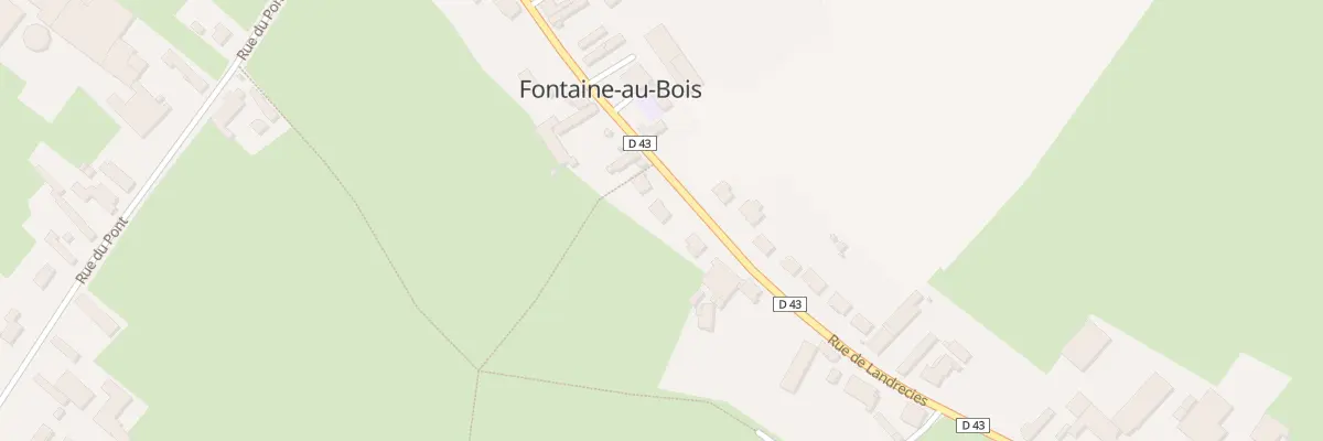 Plan du 50 Rue de Landrecies à Fontaine-au-Bois