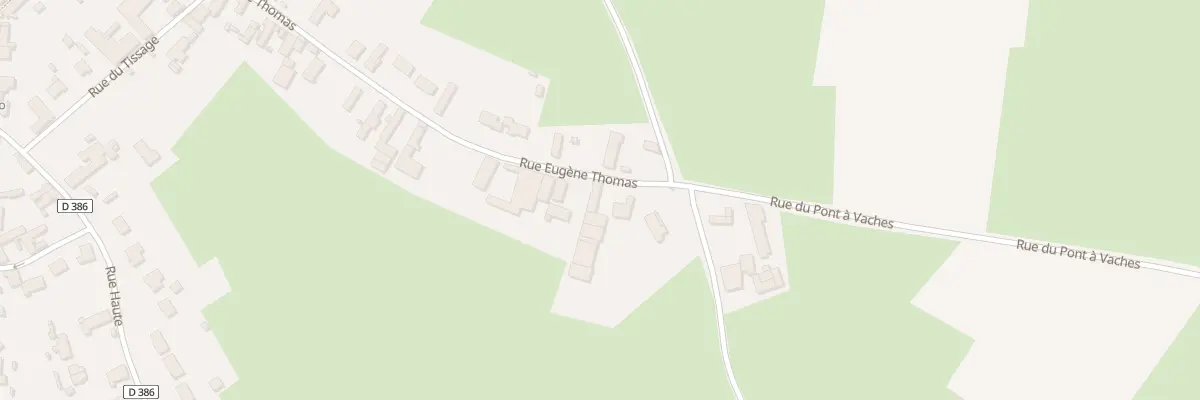 Plan du 38 Rue Eugène Thomas à Louvignies-Quesnoy