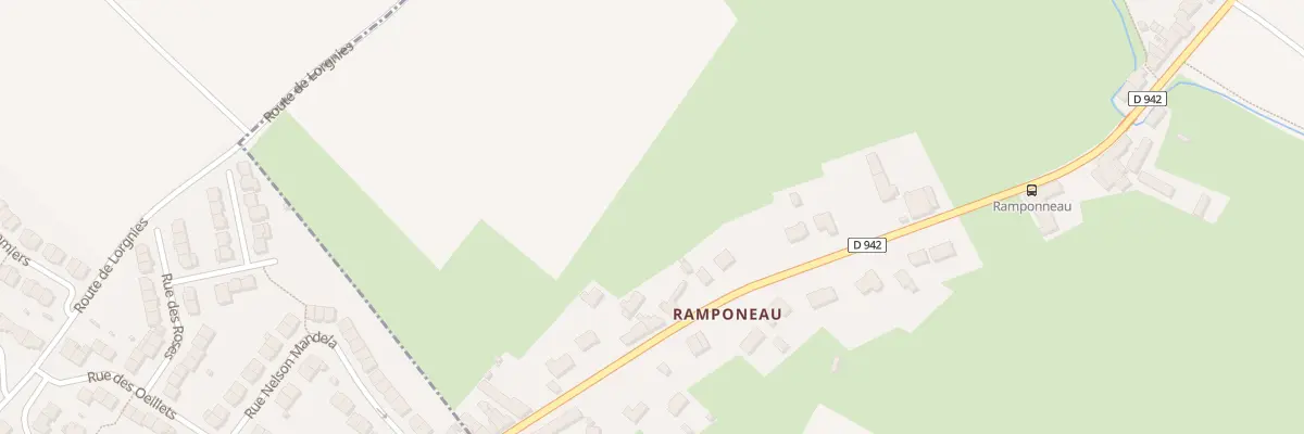 Plan du 20 Rte de Bavay Le Ramponeau à Villereau