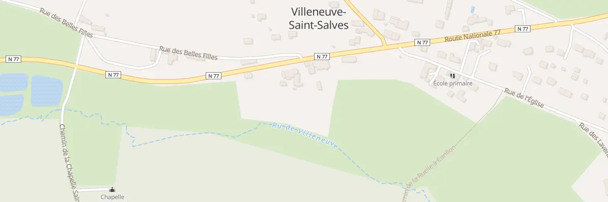 Plan du 10 Rte Nationale 77 à Villeneuve-Saint-Salves