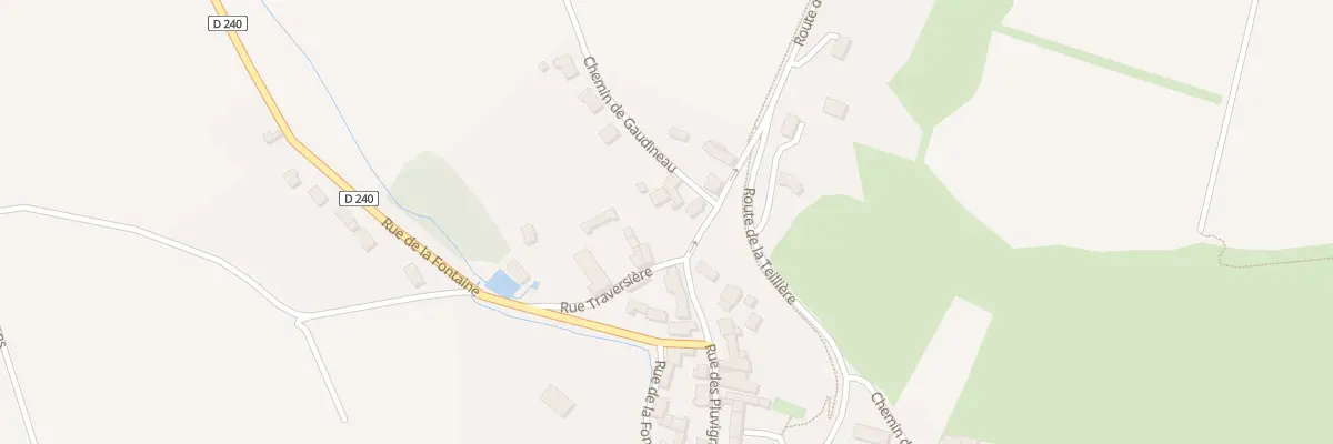 Plan du 5 Rue du Pluvignon à Quenne