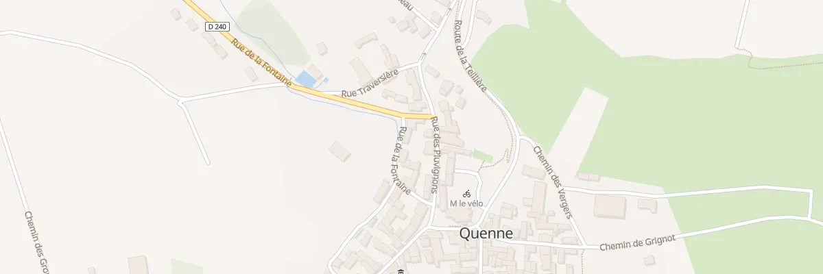 Plan du 8 Rue de la Fontaine à Quenne