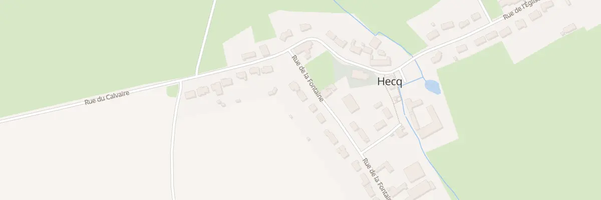 Plan du 701 Rue de la Fontaine à Hecq