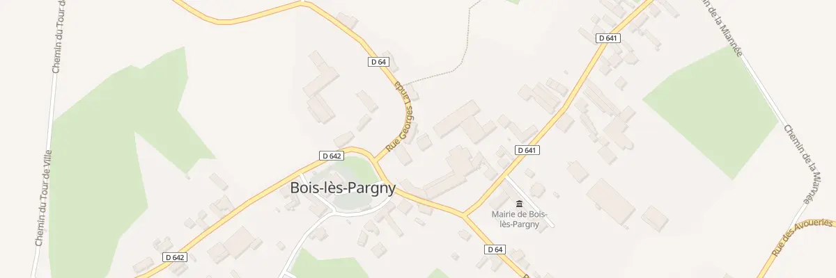 Plan du 2 Rue Georges Landa à Bois-lès-Pargny