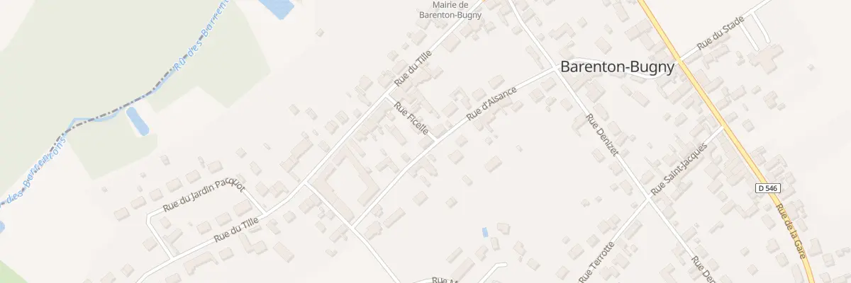Plan du 14 Rue d’Aisance à Barenton-Bugny