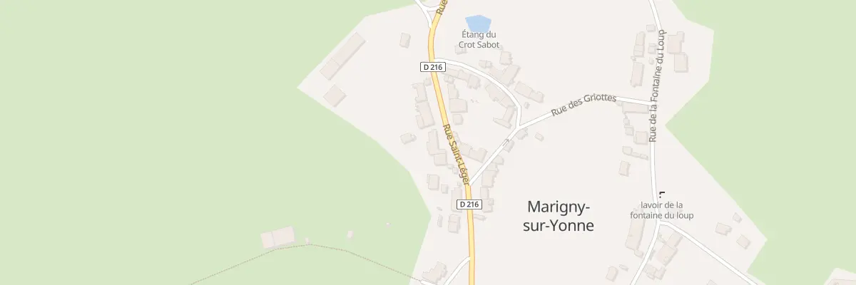 Plan du 21 Rue Saint Léger à Marigny-sur-Yonne
