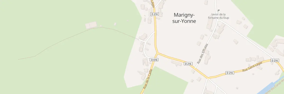 Plan du 5 Rue Bernet à Marigny-sur-Yonne
