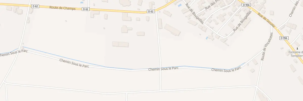 Plan du 2 Che de la Folie à Saint-Bris-le-Vineux