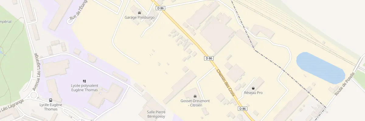 Plan du 62 Che des Croix au Quesnoy