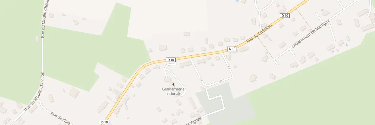 Plan du 26 Rue de Châtillon à Cercy-la-Tour
