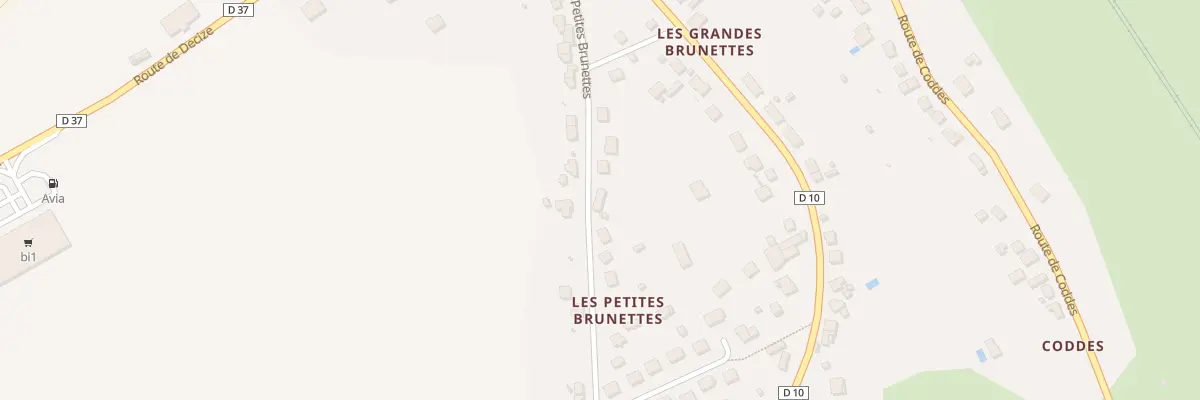 Plan du 5 Rue des Petites Brunettes à Cercy-la-Tour