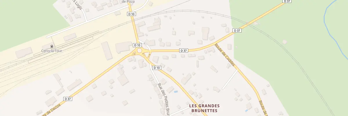 Plan du 6 Rte de Vandenesse à Cercy-la-Tour