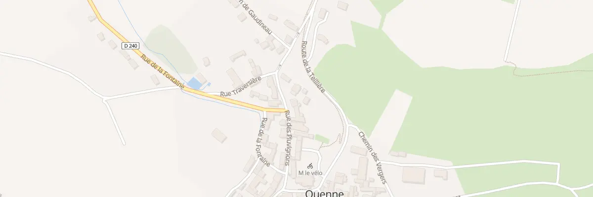 Plan du 10 Rue du Pluvignon à Quenne