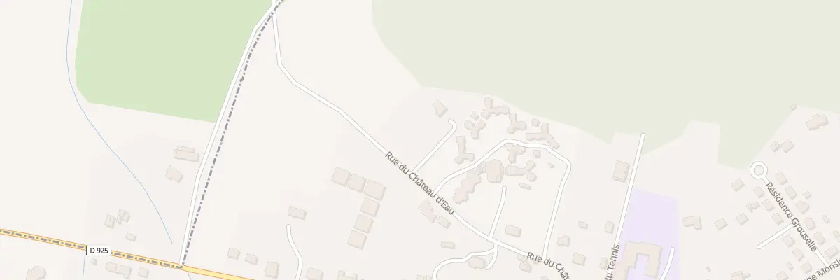 Plan du 9003 Rue du Château-d’Eau à Bourg-et-Comin