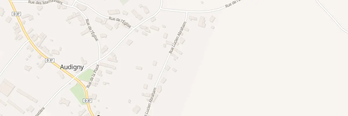Plan du 300 Rue Lucien Abraham à Audigny