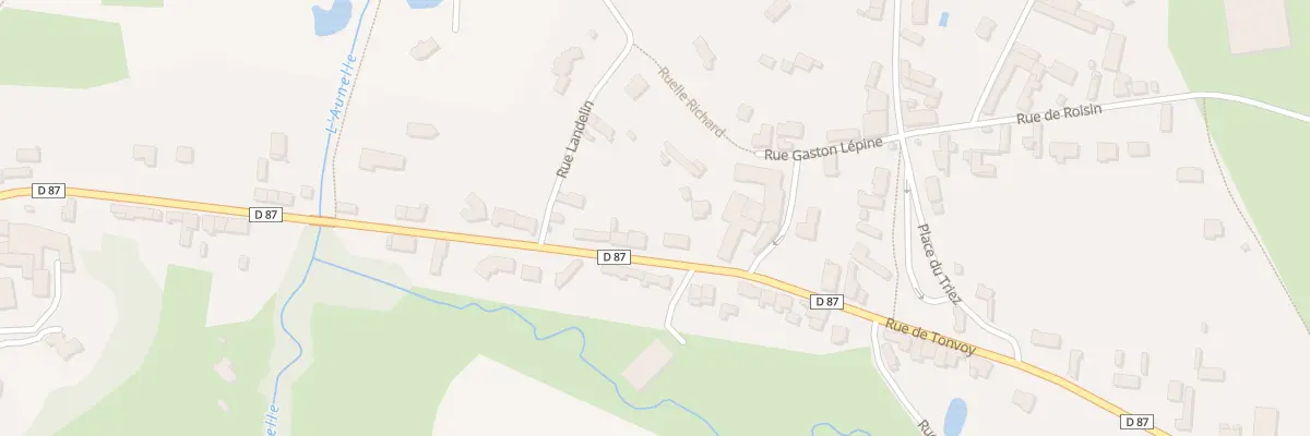 Plan du 41 Rue de Tonvoy à Sebourg