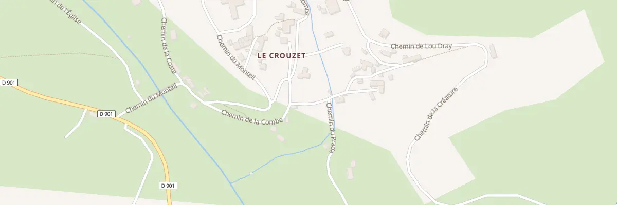 Plan du 5029 Village du Crouzet à Chadenet