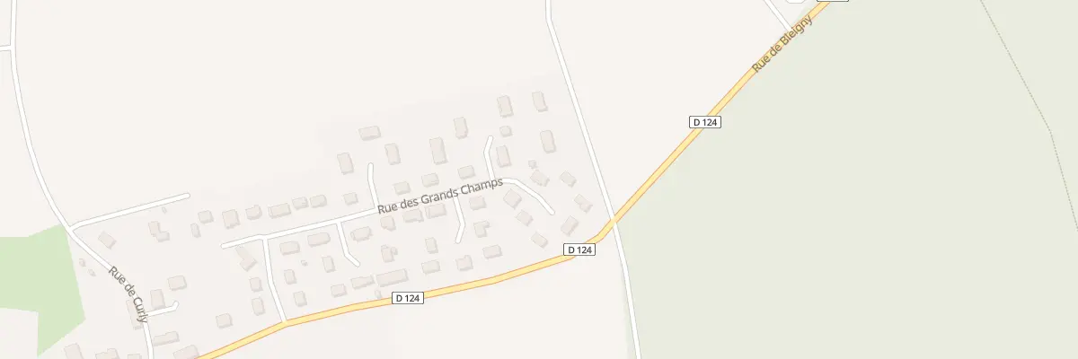 Plan du 28 Rue des Grands Champs à Venoy