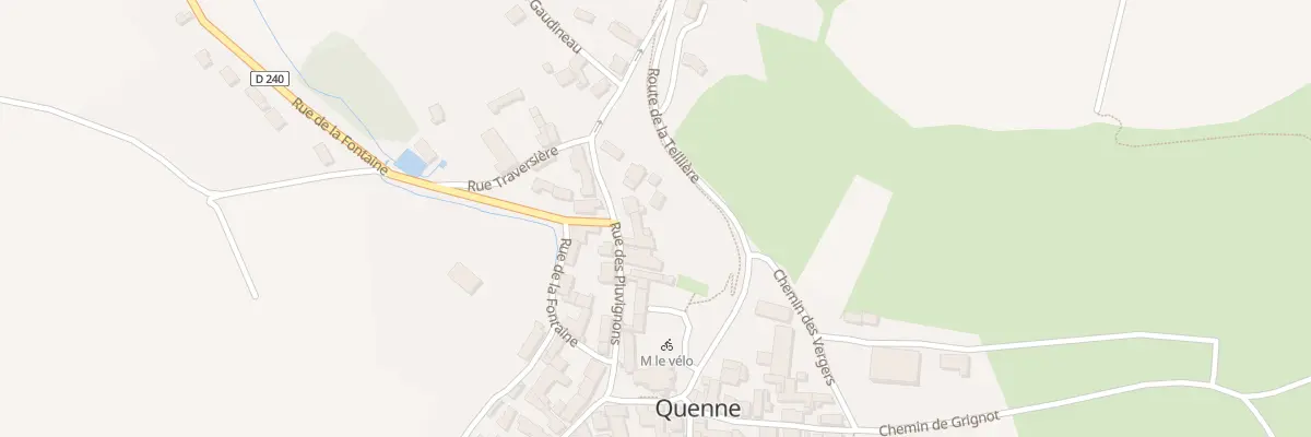 Plan du 8 Rue du Pluvignon à Quenne