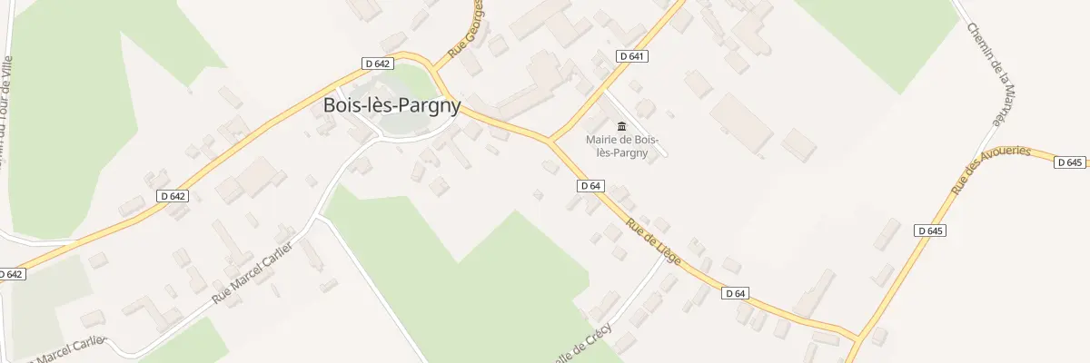Plan du 2 Rue de Liège à Bois-lès-Pargny
