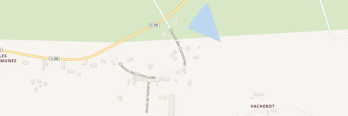 Plan du 2B Che des Communes à Beaulon
