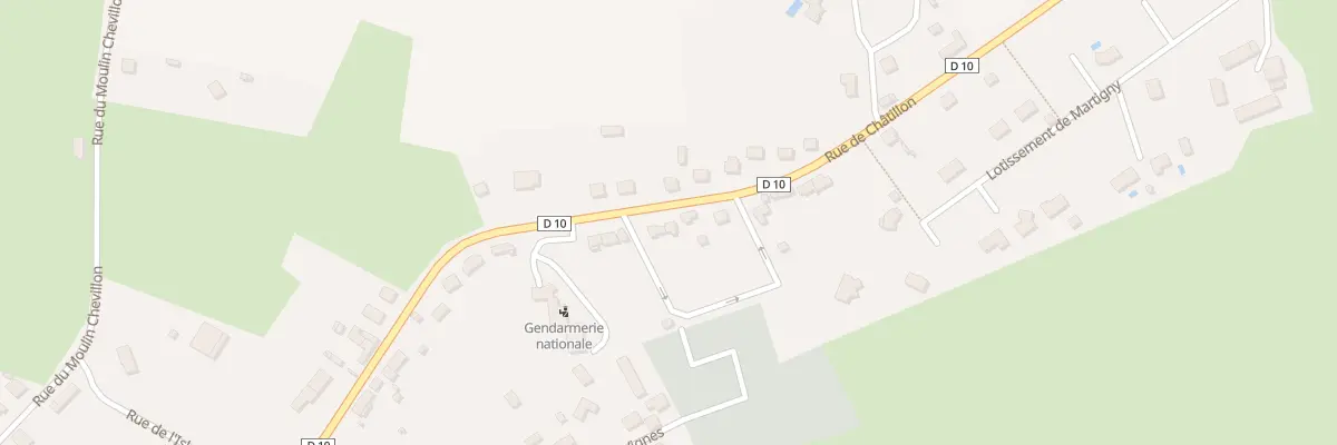 Plan du 30 Rue de Châtillon à Cercy-la-Tour