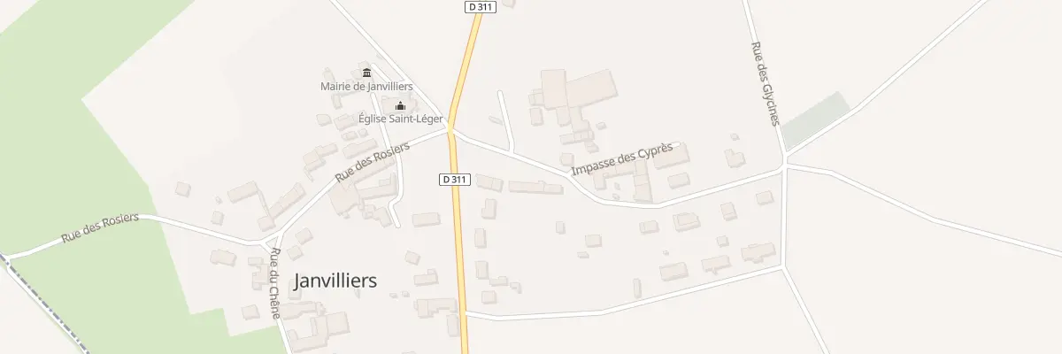 Plan du 4 Rue des Lilas à Janvilliers