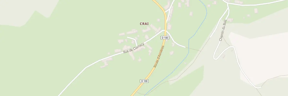 Plan du 11 Rue de Clamecy à Chamoux