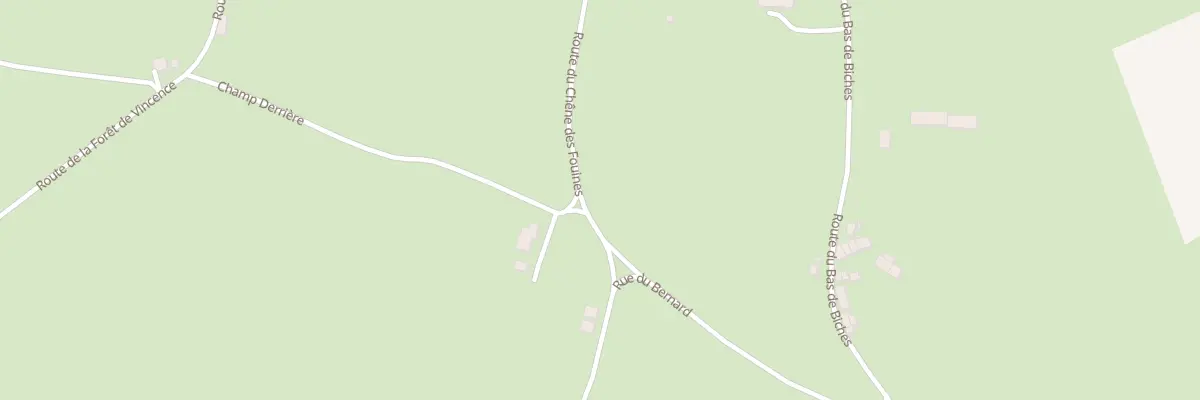 Plan du 229 Ouche Courtain à Biches